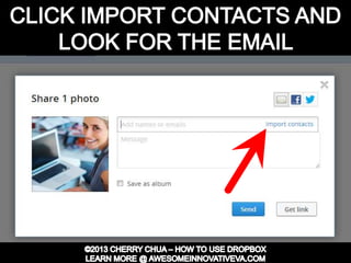 Dropbox Tutorial Guide Presentation