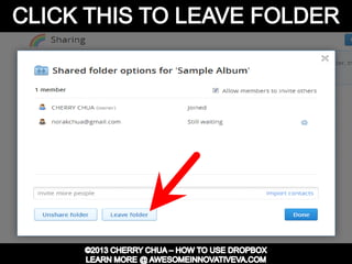 Dropbox Tutorial Guide Presentation