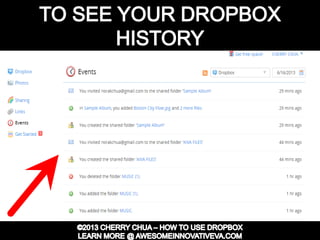 Dropbox Tutorial Guide Presentation