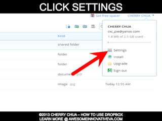 Dropbox Tutorial Guide Presentation