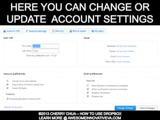 Dropbox Tutorial Guide Presentation