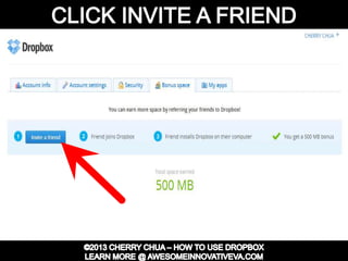 Dropbox Tutorial Guide Presentation