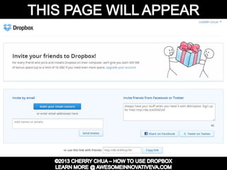Dropbox Tutorial Guide Presentation