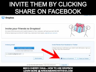 Dropbox Tutorial Guide Presentation