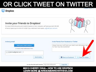 Dropbox Tutorial Guide Presentation