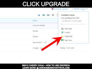 Dropbox Tutorial Guide Presentation