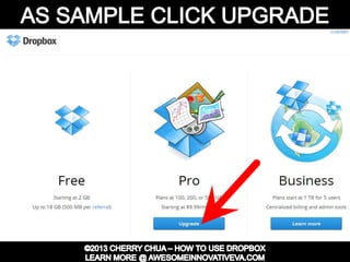 Dropbox Tutorial Guide Presentation