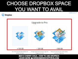 Dropbox Tutorial Guide Presentation