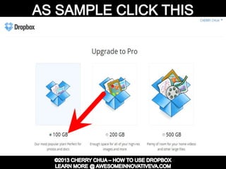 Dropbox Tutorial Guide Presentation