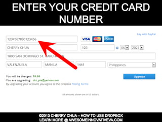 Dropbox Tutorial Guide Presentation