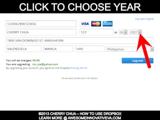 Dropbox Tutorial Guide Presentation