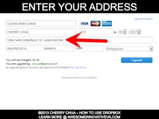 Dropbox Tutorial Guide Presentation