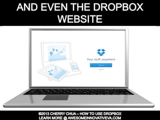 Dropbox Tutorial Guide Presentation