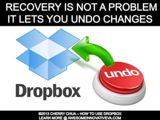 Dropbox Tutorial Guide Presentation
