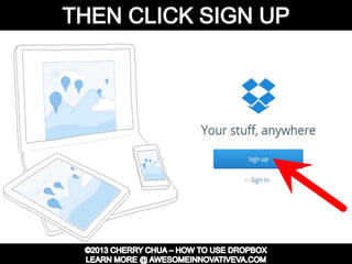 Dropbox Tutorial Guide Presentation
