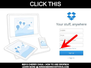 Dropbox Tutorial Guide Presentation