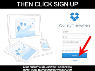 Dropbox Tutorial Guide Presentation