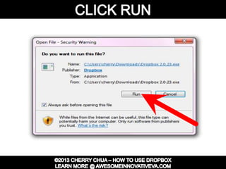 Dropbox Tutorial Guide Presentation