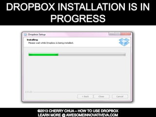 Dropbox Tutorial Guide Presentation