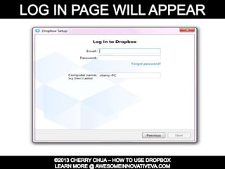 Dropbox Tutorial Guide Presentation