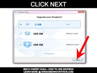 Dropbox Tutorial Guide Presentation