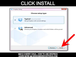 Dropbox Tutorial Guide Presentation