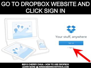 Dropbox Tutorial Guide Presentation