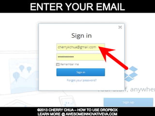 Dropbox Tutorial Guide Presentation