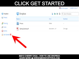 Dropbox Tutorial Guide Presentation