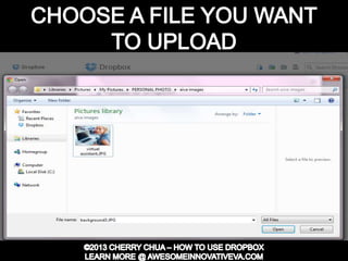 Dropbox Tutorial Guide Presentation