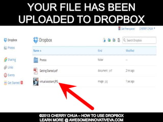 Dropbox Tutorial Guide Presentation