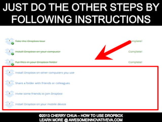 Dropbox Tutorial Guide Presentation