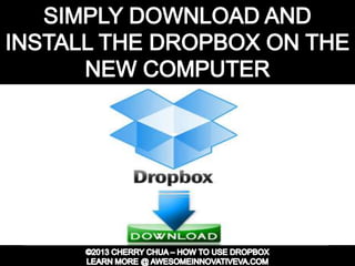 Dropbox Tutorial Guide Presentation