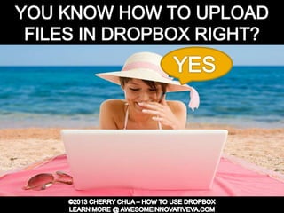 Dropbox Tutorial Guide Presentation