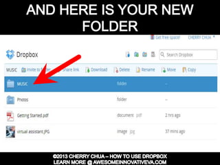 Dropbox Tutorial Guide Presentation