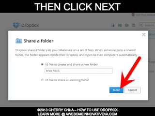 Dropbox Tutorial Guide Presentation
