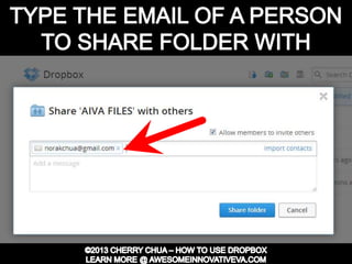 Dropbox Tutorial Guide Presentation