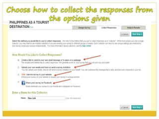 Survey Monkey Tutorial Guide | PPT