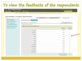 Survey Monkey Tutorial Guide | PPT