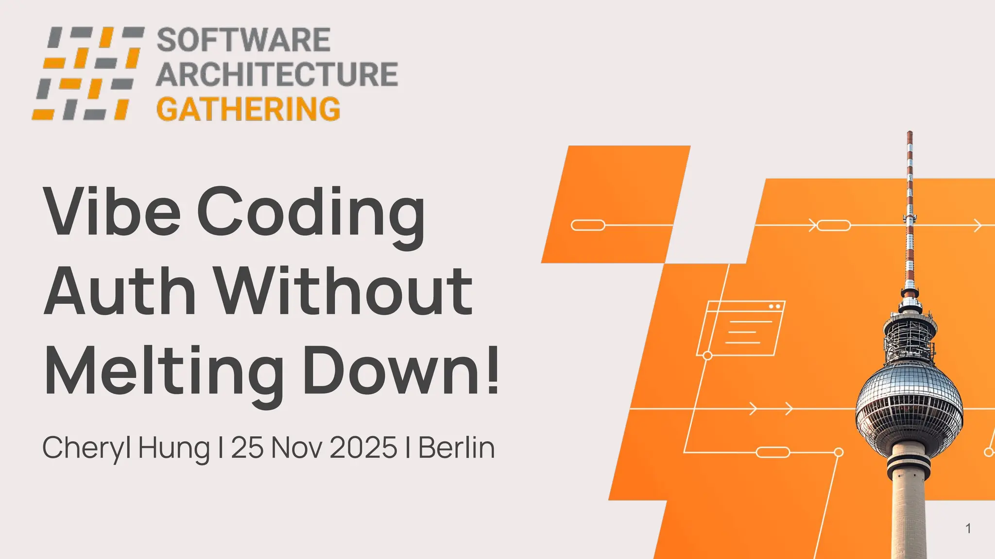 1
Vibe Coding
Auth Without
Melting Down!
Cheryl Hung | 25 Nov 2025 | Berlin
 
