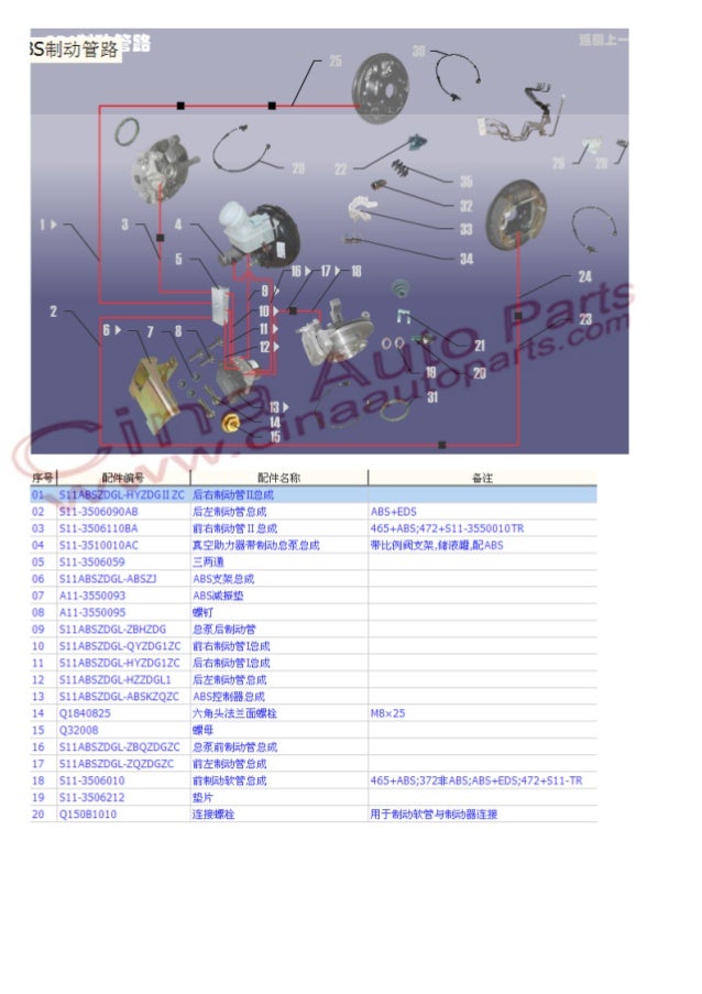 Chery parts catalog