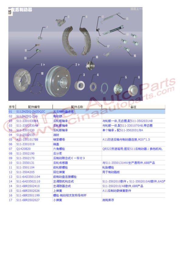 Chery parts catalog