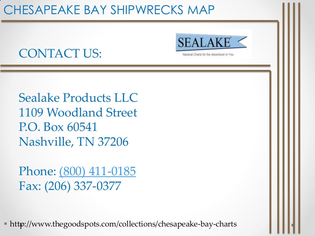 Chesapeake bay shipwrecks map