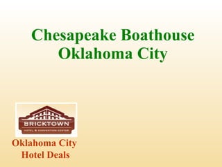 Chesapeake Boathouse Oklahoma City Oklahoma City  Hotel Deals 