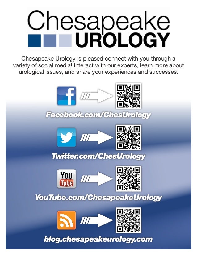 chesapeake urology social media flyer flyers with social media