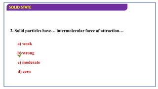 CLASS 12th CHEMISTRY SOLID STATE ppt (Animated) | PPT