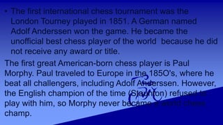 Paul Morphy Biography, PDF, Chess