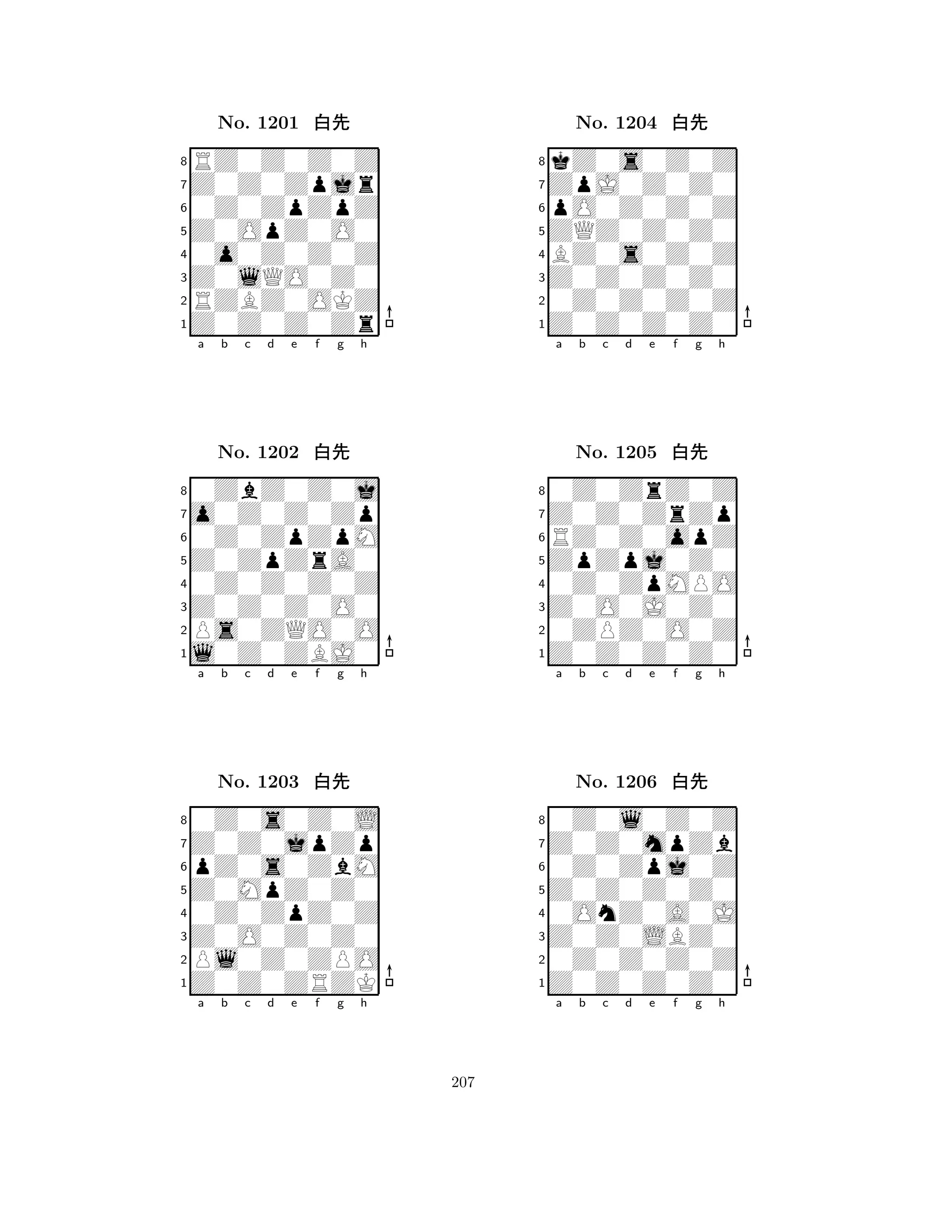 Z0OpZ0O0 
8Z0Z0Z0Zr 
Z0lQO0Z0 
RZBZ0OKZ 
0o0Z0Z0Z 
RZ0Z0Z0Z 
Z0Z0Zpjr 
0Z0ZpZpZ 
No. 1201 xk 
7654321o0Z0Z0Zp 
0ZbZ0Z0j 
a b c d e f g h 
0Z0ZpZpM 
Z0ZpZrA0 
No. 1202 xk 
80Z0Z0Z0Z 
765l0Z0ZBJ0 
Ps0ZQO0O 
Z0Z0Z0O0 
4321Z0Z0jpZp 
0Z0s0Z0L 
a b c d e f g h 
pZ0s0ZbM 
Z0MpZ0Z0 
No. 1203 xk 
80Z0ZpZ0Z 
765Z0Z0ZRZK 
Pl0Z0ZPO 
Z0O0Z0Z0 
4321a b c d e f g h 
ZQZ0Z0Z0 
8Z0Z0Z0Z0 
Z0Z0Z0Z0 
0Z0Z0Z0Z 
BZ0s0Z0Z 
kZ0s0Z0Z 
ZpJ0Z0Z0 
pO0Z0Z0Z 
No. 1204 xk 
7654321Z0Z0ZrZp 
0Z0ZrZ0Z 
a b c d e f g h 
RZ0Z0opZ 
ZpZpj0Z0 
No. 1205 xk 
80Z0ZpMPO 
765Z0Z0Z0Z0 
0ZPZ0O0Z 
Z0O0J0Z0 
4321Z0Z0mpZb 
0Z0l0Z0Z 
a b c d e f g h 
0Z0Zpj0Z 
Z0Z0Z0Z0 
No. 1206 xk 
80OnZ0A0J 
765Z0Z0Z0Z0 
0Z0Z0Z0Z 
Z0Z0LBZ0 
4321a b c d e f g h 
207 
 