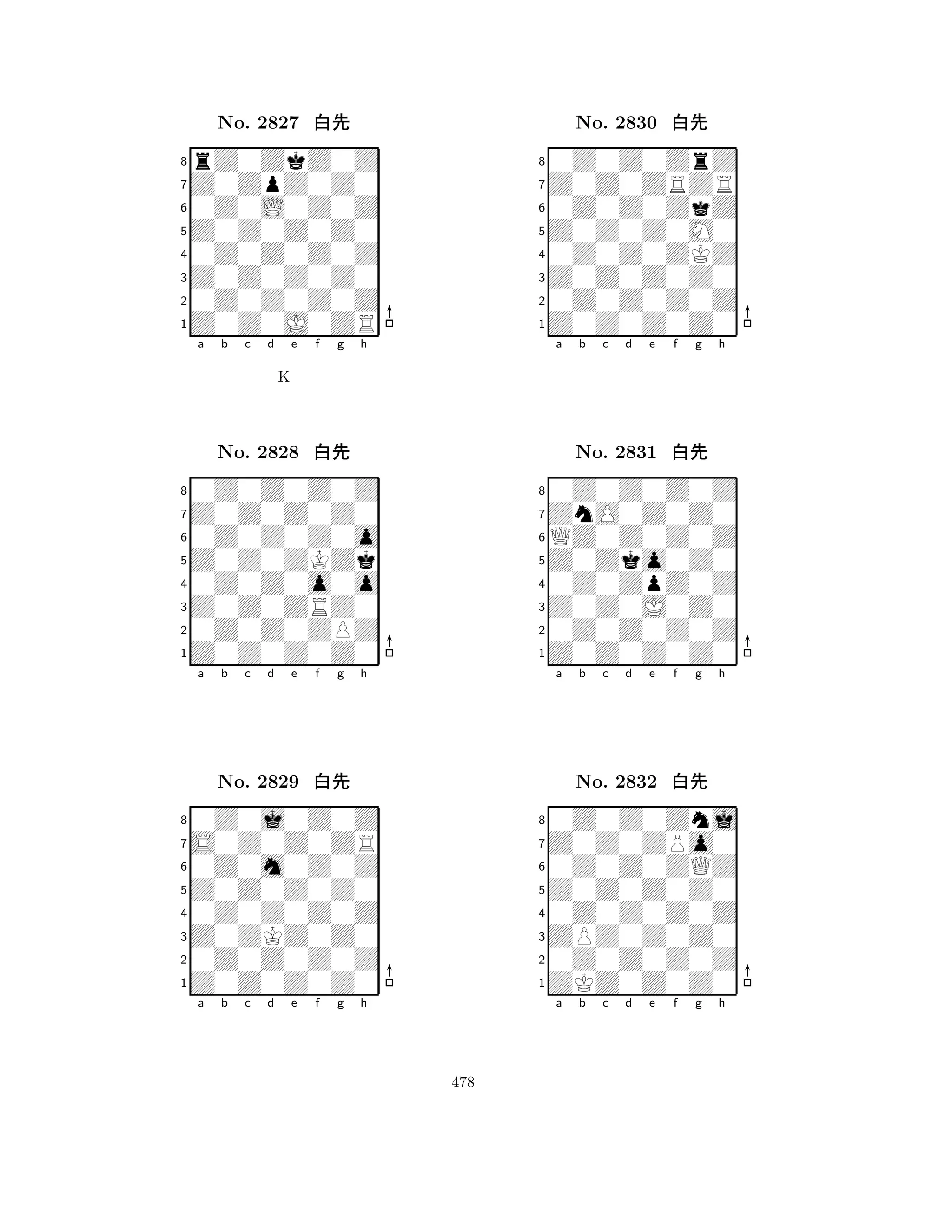 Z0Z0Z0Z0 
8Z0Z0J0ZR 
Z0Z0Z0Z0 
0Z0Z0Z0Z 
0Z0Z0Z0Z 
rZ0ZkZ0Z 
Z0ZpZ0Z0 
0Z0L0Z0Z 
No. 2827 xk 
7654321Z0Z0Z0Z0 
0Z0Z0Z0Z 
a b c d e f g h 
0Z0Z0Z0o 
K 
Z0Z0ZKZk 
No. 2828 xk 
80Z0Z0o0o 
765Z0Z0Z0Z0 
0Z0Z0ZPZ 
Z0Z0ZRZ0 
4321S0Z0Z0ZR 
0Z0j0Z0Z 
a b c d e f g h 
0Z0m0Z0Z 
Z0Z0Z0Z0 
No. 2829 xk 
80Z0Z0Z0Z 
765Z0Z0Z0Z0 
0Z0Z0Z0Z 
Z0ZKZ0Z0 
4321a b c d e f g h 
Z0Z0Z0M0 
8Z0Z0Z0Z0 
Z0Z0Z0Z0 
0Z0Z0Z0Z 
0Z0Z0ZKZ 
0Z0Z0ZrZ 
Z0Z0ZRZR 
0Z0Z0ZkZ 
No. 2830 xk 
7654321ZnO0Z0Z0 
0Z0Z0Z0Z 
a b c d e f g h 
QZ0Z0Z0Z 
Z0Zko0Z0 
No. 2831 xk 
80Z0ZpZ0Z 
765Z0Z0Z0Z0 
0Z0Z0Z0Z 
Z0Z0J0Z0 
4321Z0Z0ZPo0 
0Z0Z0Znj 
a b c d e f g h 
0Z0Z0ZQZ 
Z0Z0Z0Z0 
No. 2832 xk 
80Z0Z0Z0Z 
765ZKZ0Z0Z0 
0Z0Z0Z0Z 
ZPZ0Z0Z0 
4321a b c d e f g h 
478 
 