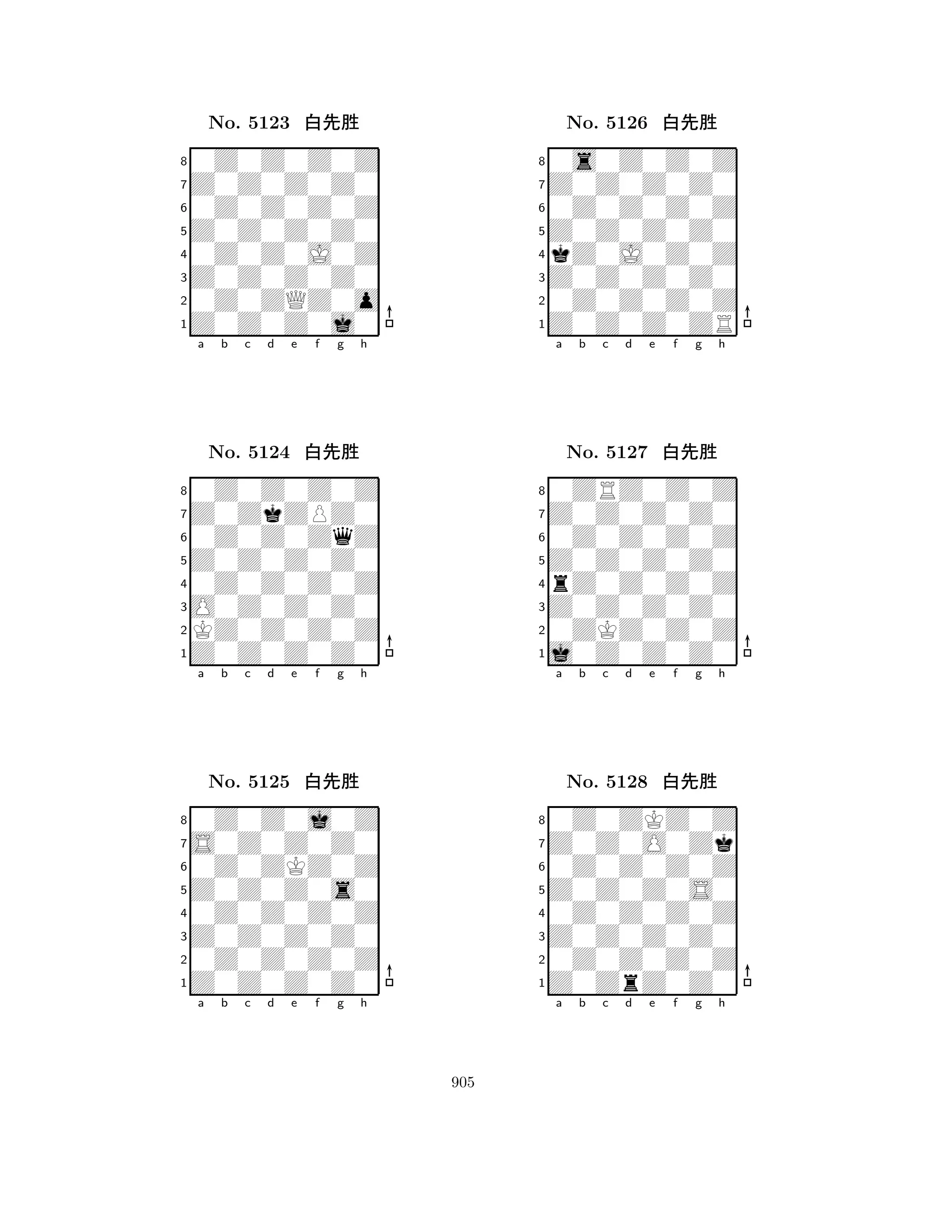 Z0Z0Z0Z0 
8Z0Z0Z0j0 
Z0Z0Z0Z0 
0Z0ZQZ0o 
0Z0Z0J0Z 
0Z0Z0Z0Z 
Z0Z0Z0Z0 
0Z0Z0Z0Z 
No. 5123 xk‘ 
7654321Z0ZkZPZ0 
0Z0Z0Z0Z 
a b c d e f g h 
0Z0Z0ZqZ 
Z0Z0Z0Z0 
No. 5124 xk‘ 
80Z0Z0Z0Z 
765Z0Z0Z0Z0 
KZ0Z0Z0Z 
O0Z0Z0Z0 
4321S0Z0Z0Z0 
0Z0Z0j0Z 
a b c d e f g h 
0Z0ZKZ0Z 
Z0Z0Z0s0 
No. 5125 xk‘ 
80Z0Z0Z0Z 
765Z0Z0Z0Z0 
0Z0Z0Z0Z 
Z0Z0Z0Z0 
4321a b c d e f g h 
Z0Z0Z0Z0 
8Z0Z0Z0ZR 
Z0Z0Z0Z0 
0Z0Z0Z0Z 
kZ0J0Z0Z 
0s0Z0Z0Z 
Z0Z0Z0Z0 
0Z0Z0Z0Z 
No. 5126 xk‘ 
7654321Z0Z0Z0Z0 
0ZRZ0Z0Z 
a b c d e f g h 
0Z0Z0Z0Z 
Z0Z0Z0Z0 
No. 5127 xk‘ 
8rZ0Z0Z0Z 
765j0Z0Z0Z0 
0ZKZ0Z0Z 
Z0Z0Z0Z0 
4321Z0Z0O0Zk 
0Z0ZKZ0Z 
a b c d e f g h 
0Z0Z0Z0Z 
Z0Z0Z0S0 
No. 5128 xk‘ 
80Z0Z0Z0Z 
765Z0ZrZ0Z0 
0Z0Z0Z0Z 
Z0Z0Z0Z0 
4321a b c d e f g h 
905 
 